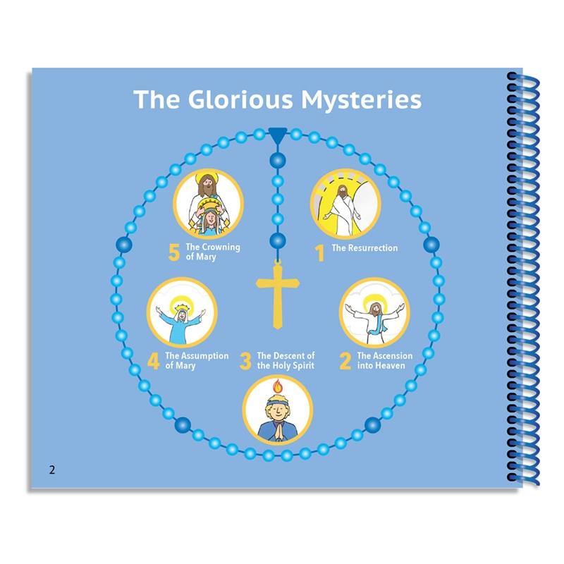 A Little Catholic's First Rosary Book: The Glorious Mysteries Bead-by-Bead Picture Prayer Book