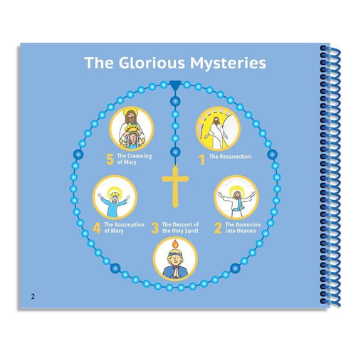 A Little Catholic's First Rosary Book: The Glorious Mysteries Bead-by-Bead Picture Prayer Book