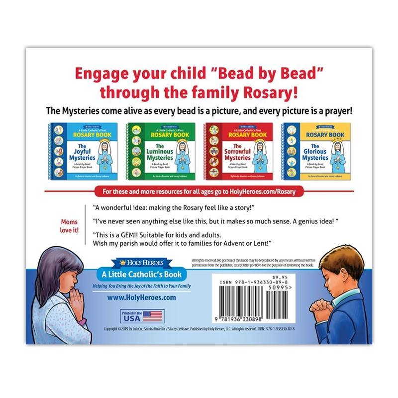 A Little Catholic's First Rosary Book: The Joyful Mysteries Bead-by-Bead Picture Prayer Book