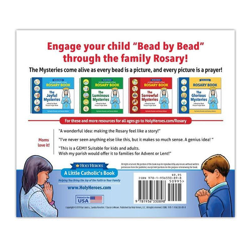 A Little Catholic's First Rosary Book: The Joyful Mysteries Bead-by-Bead Picture Prayer Book