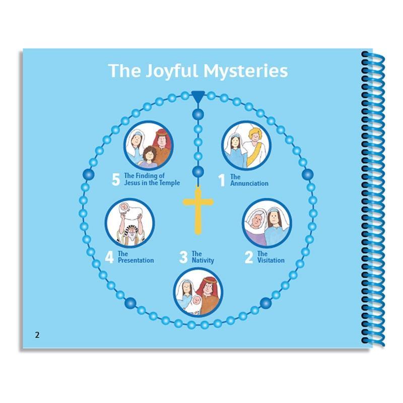 A Little Catholic's First Rosary Book: The Joyful Mysteries Bead-by-Bead Picture Prayer Book