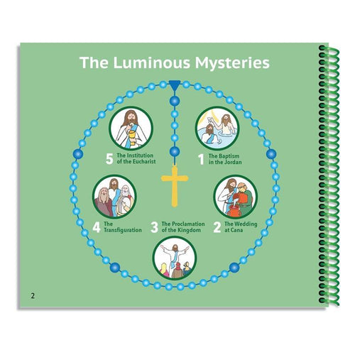 A Little Catholic's First Rosary Book: The Luminous Mysteries Bead-by-Bead Picture Prayer Book