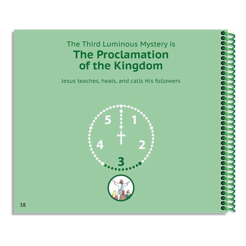 A Little Catholic's First Rosary Book: The Luminous Mysteries Bead-by-Bead Picture Prayer Book