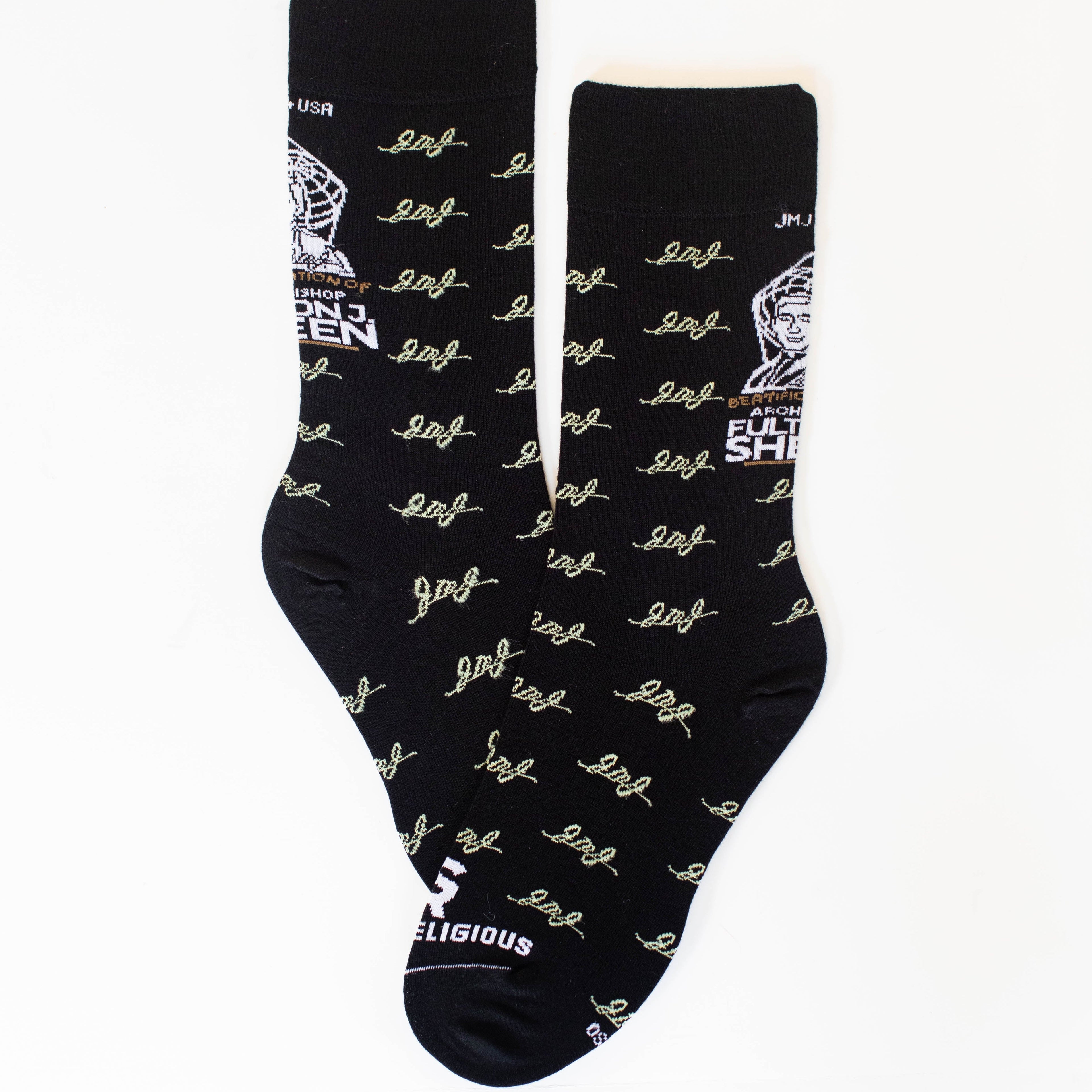 Official Beatification of Fulton Sheen JMJ Adult Socks