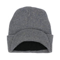Brimmed Alpaca Knit Radar Mash Hat