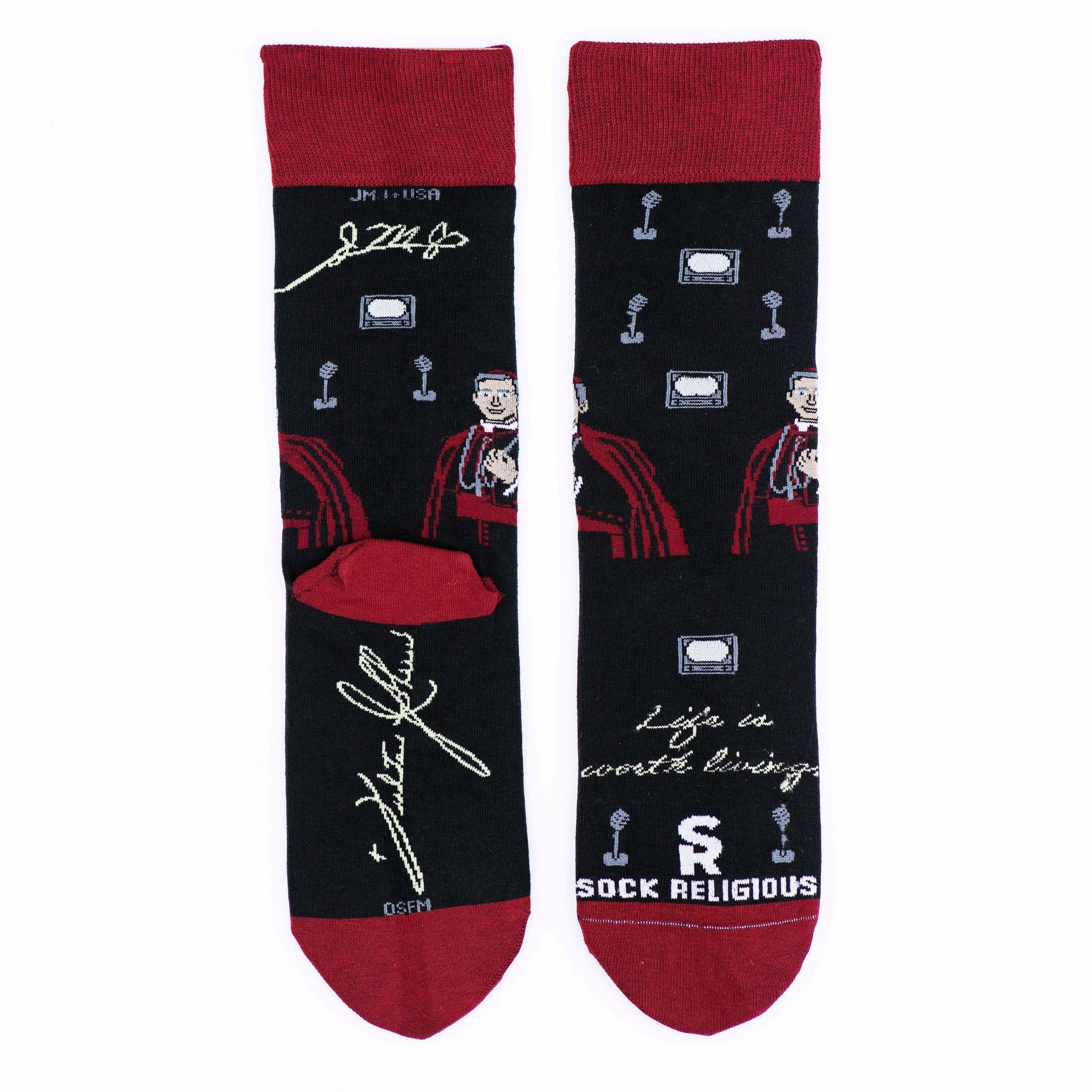 Archbishop Fulton Sheen Adult Socks